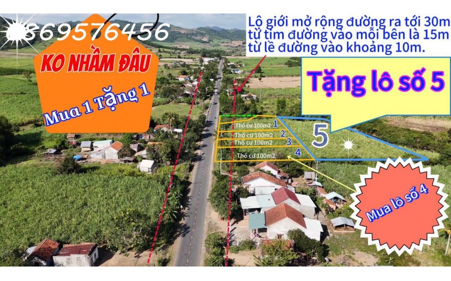 ĐẤT MẶT ĐƯỜNG QUỐC LỘ 19C, SƠN HOÀ, PHÚ YÊN