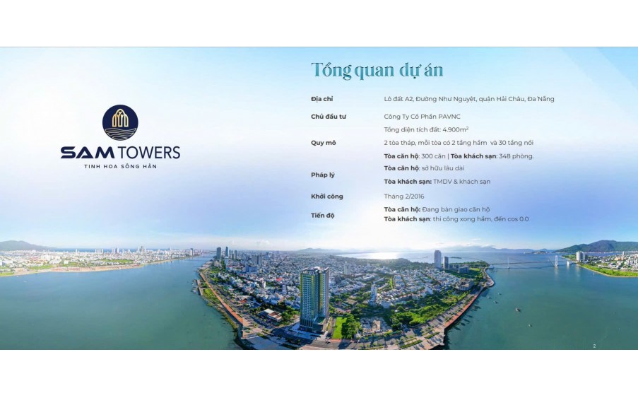 SAM Towers - Toà tháp vàng kim đắt giá, toả sáng rực rỡ giữa tâm mạch Đà thành