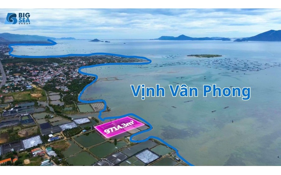 GẤP: LÔ ĐẤT 9714M2 VIEW VỊNH VÂN PHONG-KHÁNH HÒA CỰC ĐẸP