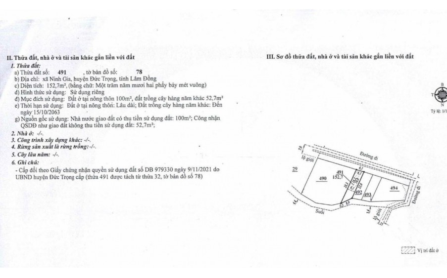 CHÍNH CHỦ BÁN ĐẤT THỔ CƯ GIÁ RẺ NGAY QL20-NINH GIA