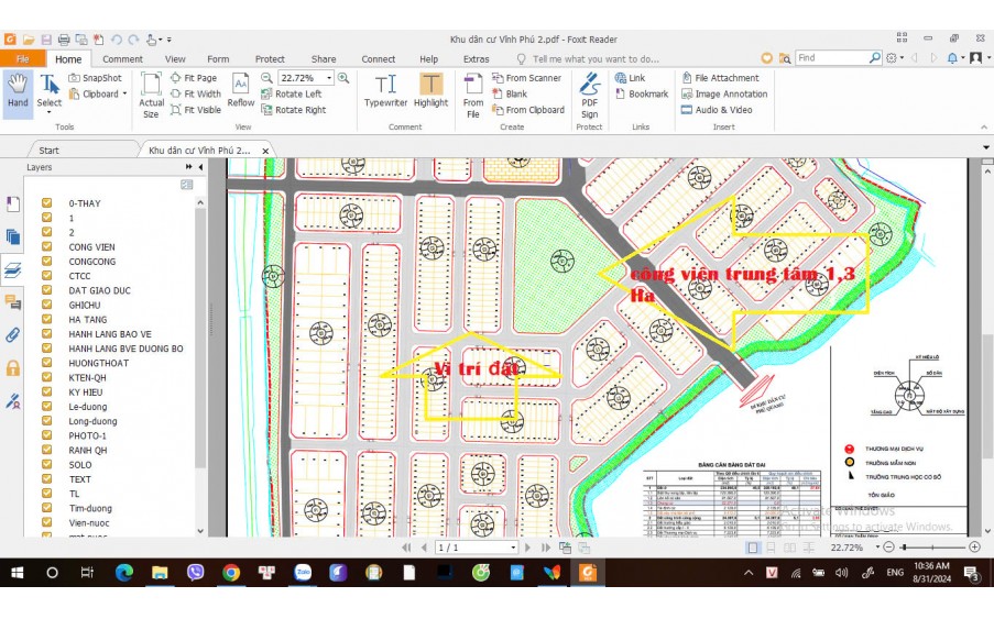 LÔ GÓC 2 MẶT TIỀN TẠI KDC VĨNH PHÚ 2, KỀ CÔNG VIÊN CHỈ 31,9TR/M2