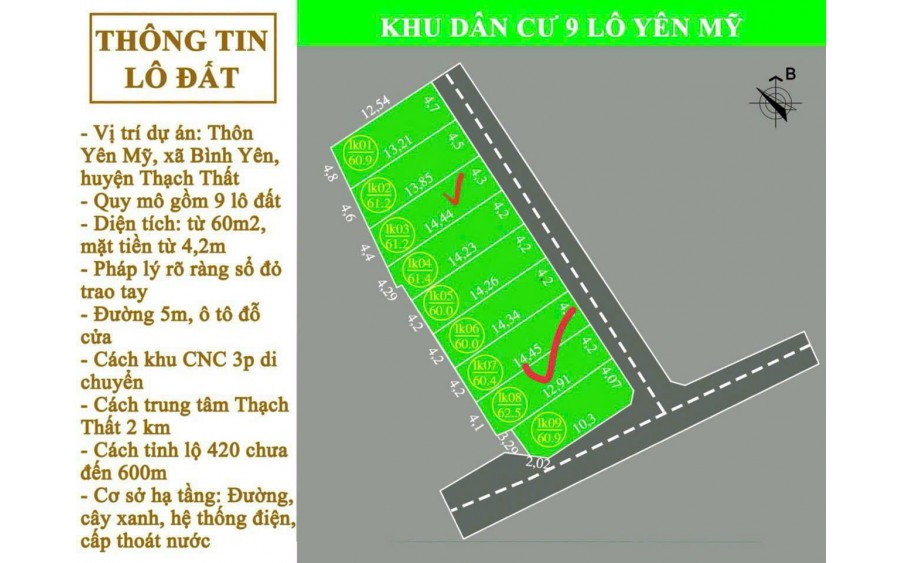 BÁN ĐẤT TẶNG NHÀ CẤP 4  - GIÁ TỐT - Vị Trí Đẹp Tại Đê Nguyễn Khoái - Thanh Trì - TPHN