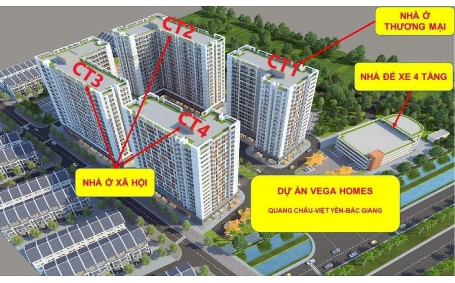 nhà xã hội căn hộ tại chung cư Ever green,Việt Yên, bắc giang đối diện kcn Quang Châu,
Huyện Việt Yên