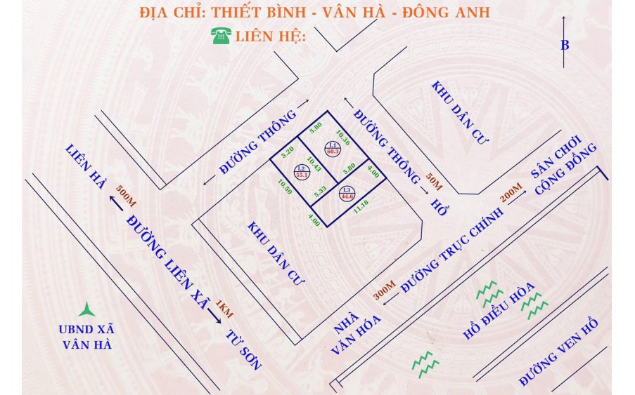 ĐẤT ĐẸP - GIÁ TỐT - Vị Trí Đắc Địa Tại Thiết Bình ,Vân Hà, Huyện Đông Anh, Hà Nội