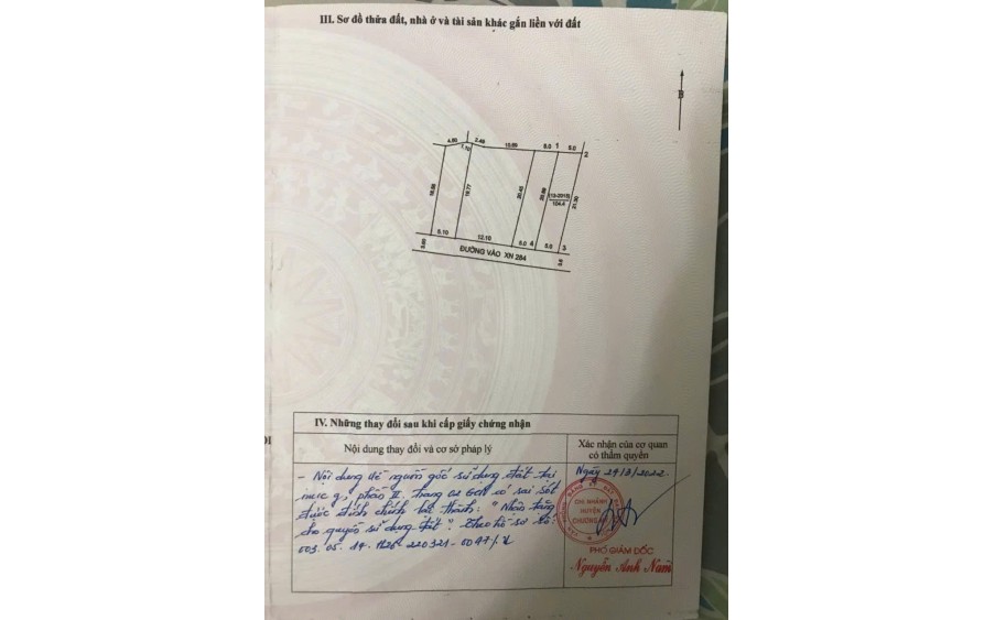 Cần chuyển nhượng lô đất 104m2 siêu đẹp ngay Tỉnh Lộ 419.