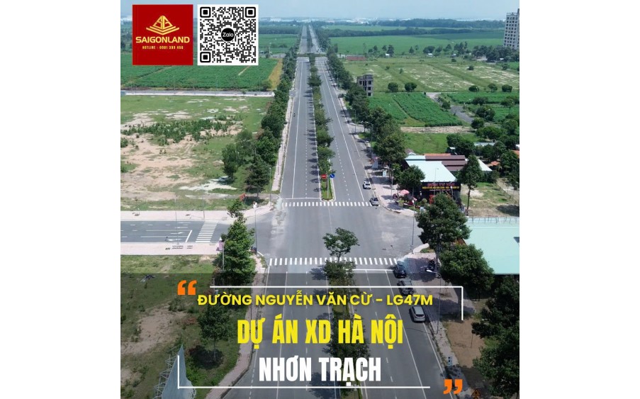 Đất nền HUD - XDHN tại Nhơn Trạch cực rẻ chỉ 9.5 triệu/m2, sẵn sổ hồng công chứng trong ngày