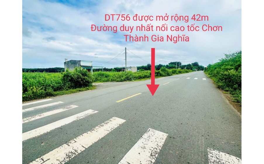 Cần bán nhanh miếng đất rẻ đường nhựa lớn 500 m2  390 triệu Chơn Thành Bình Phước