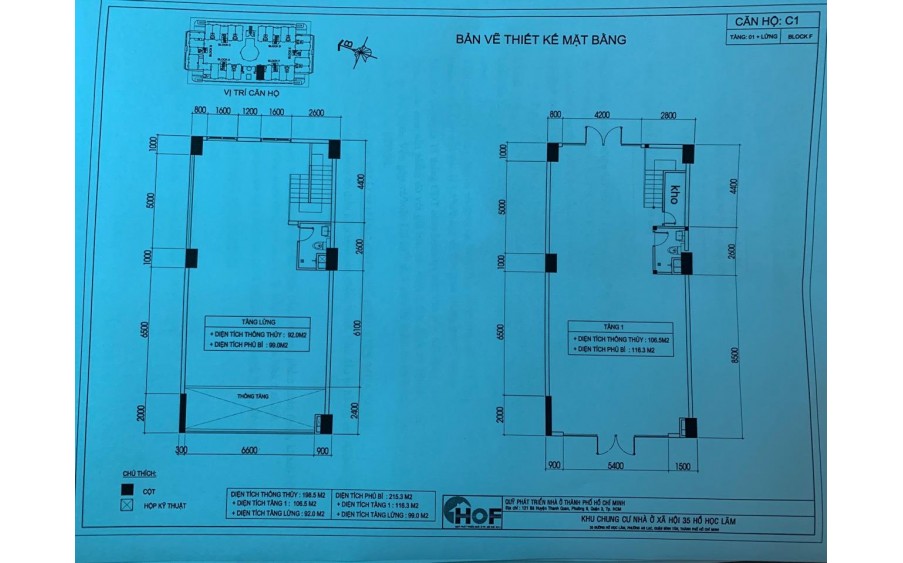 Cho thuê Shophouse -100m2 tại chung cư HQC 35 Hồ Học Lãm tiện kinh doanh đa ngành nghề