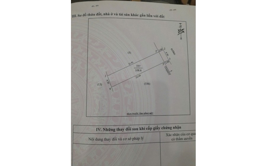 Bán lô đất 109m2 ngõ Bùi Dương Lịch, khối 9 Quán Bàu, TP Vinh