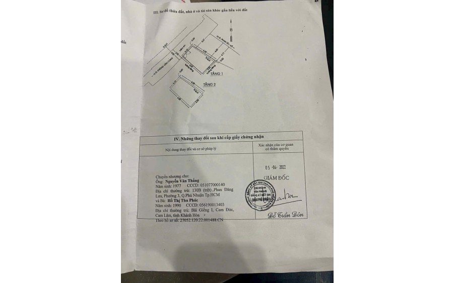 24/10 phùng văn cung phường 7 phú nhuận 4 tầng giá 4,95 tỉ cần hết nối ace mô giới