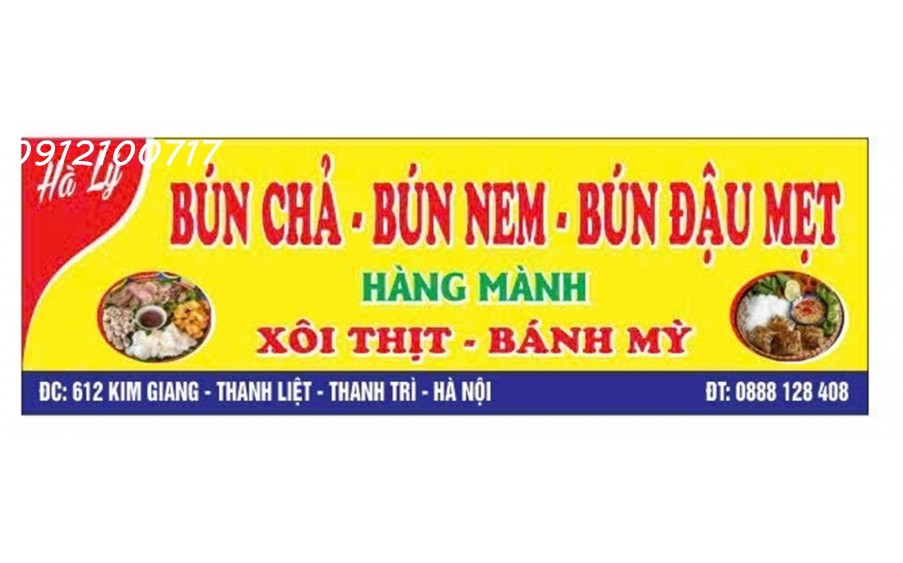 SANG NHƯỢNG QUÁN BÚN CHẢ, BÚN ĐẬU TẠI THANH LIỆT, THANH TRÌ, HÀ NỘI