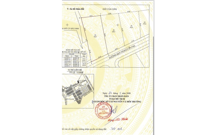 chính chủ bán gấp nhà mặt tiền phan huy ích phường 2 TP Vũng Tàu 750m2  giá 72 tỷ