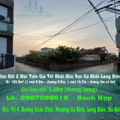 Bán Đất 2 Mặt Tiền Giá Tốt Nhất Khu Vực Cự Khối-Long Biên