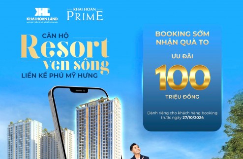 Sở hữu căn hộ Khải Hoàn Prime liền kề Phú Mỹ Hưng, thanh toán chỉ 1% /Tháng