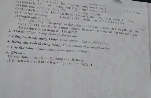 SỞ HỮU NGAY LÔ ĐẤT ĐẸP - GIÁ F0 - Vị Trí Đắc Địa Tại Thành Phố Hà Nội