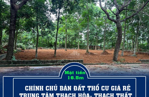 CHÍNH CHỦ BÁN ĐẤT THỔ CƯ GIÁ RẺ TRUNG TÂM THẠCH HÒA- THẠCH THẤT