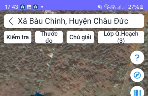 BÁN THU LỖ 2,5 TỶ - 3000 m2 BẦU CHINH - BÀ RỊA VŨNG TÀU