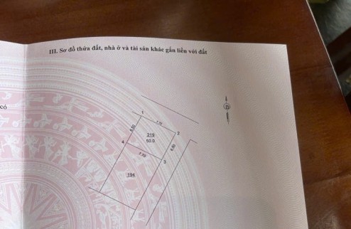 Bán lô góc 50m, hai mặt tiền đều ô tô thông. chỉ 3,8 tỷ.Tại xã Kim Sơn, Gia Lâm.