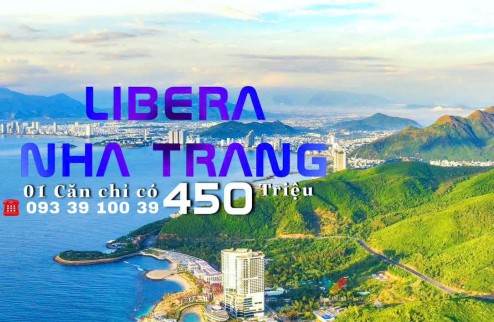 Mua Biệt thự tặng Căn hộ, Mua căn hộ tặng IP16, Libera Nha Trang: chỉ 450 TR.LH: 0933910039