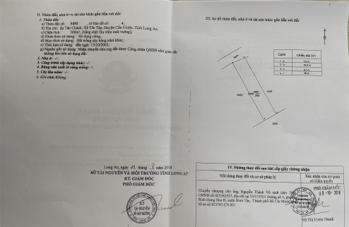 Nhà cấp 4 ngay chợ Tân Tập,Long An, cách Q8, Q7 chỉ 26km.Sổ riêng cn 300m2, Giá 1ty150