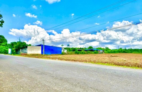 Bán gấp 4 sổ (20,74x68=1.515m2) SHR, Thổ cư, mặt tiền KD, đối diện xí nghiệp lớn chỉ 560tr/sổ