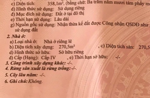 CHÍNH CHỦ CẦN BÁN NHANH ĐẤT & NHÀ MẶT TIỀN ĐƯỜNG HẢI PHÒNG, ĐÀ NẴNG