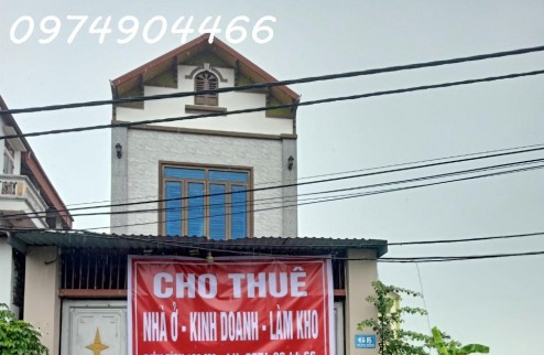 Cho thuê nhà ở, kinh doanh, làm văn phòng, kho hàng Tại Số 65 đường xóm dưới Song Mai Đoài, xã Mai Đình - Sóc Sơn - Hà Nội.