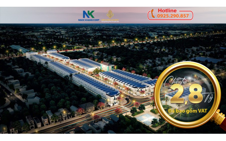 Gia Khải Luxury - Nhà phố đẳng cấp, cuộc sống thăng hoa tại Bến Cát