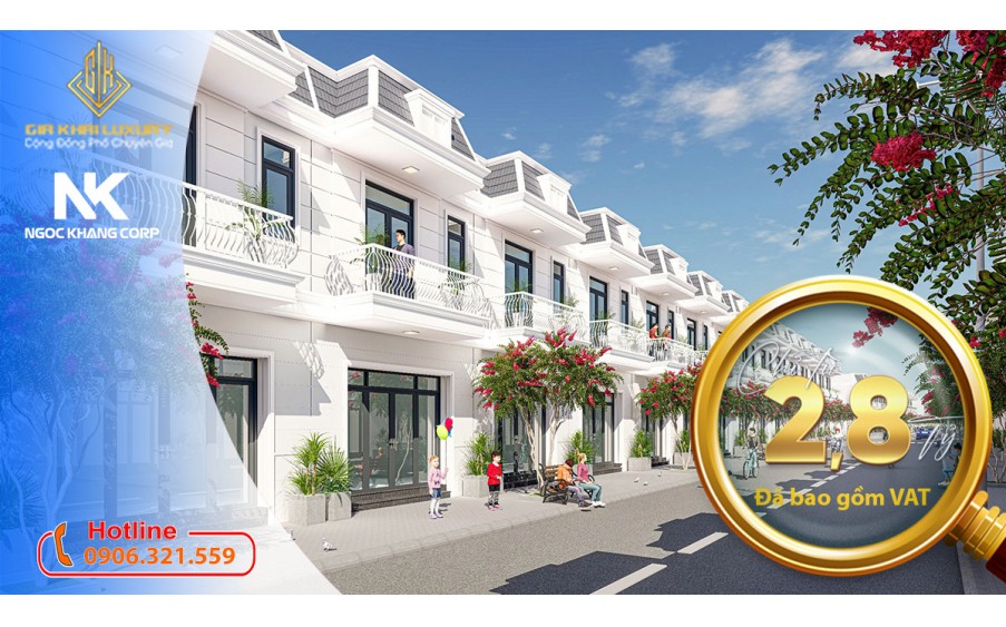 Gia Khải Luxury - Nhà phố đẳng cấp, kiến tạo cuộc sống thượng lưu tại Bến Cát 2