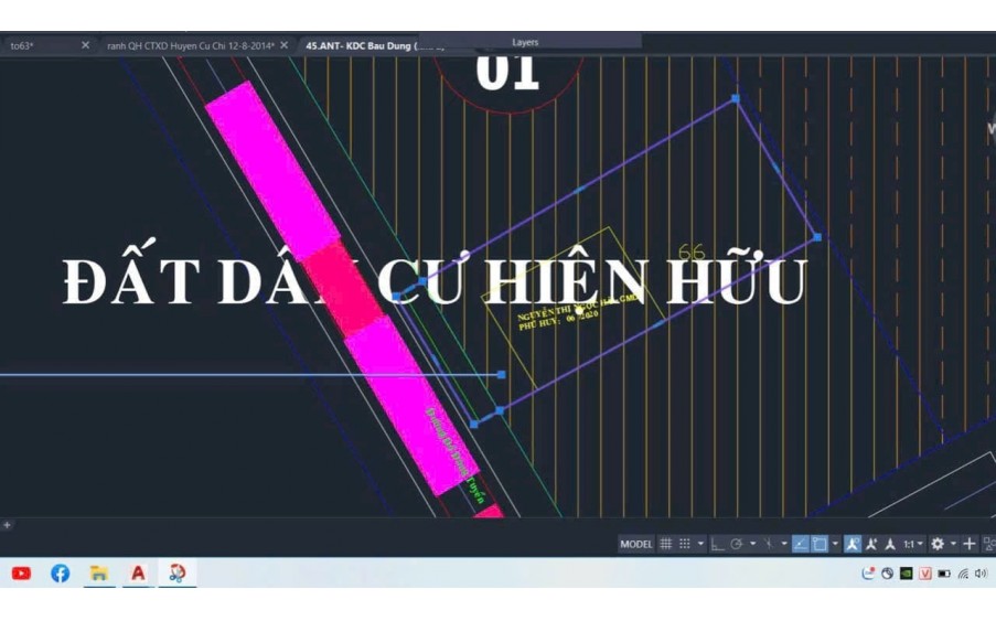 bán lô đất mặt tiền đỗ đăng tuyển củ chi dt 22 x 52m có thoorcuw qh hiện hữu