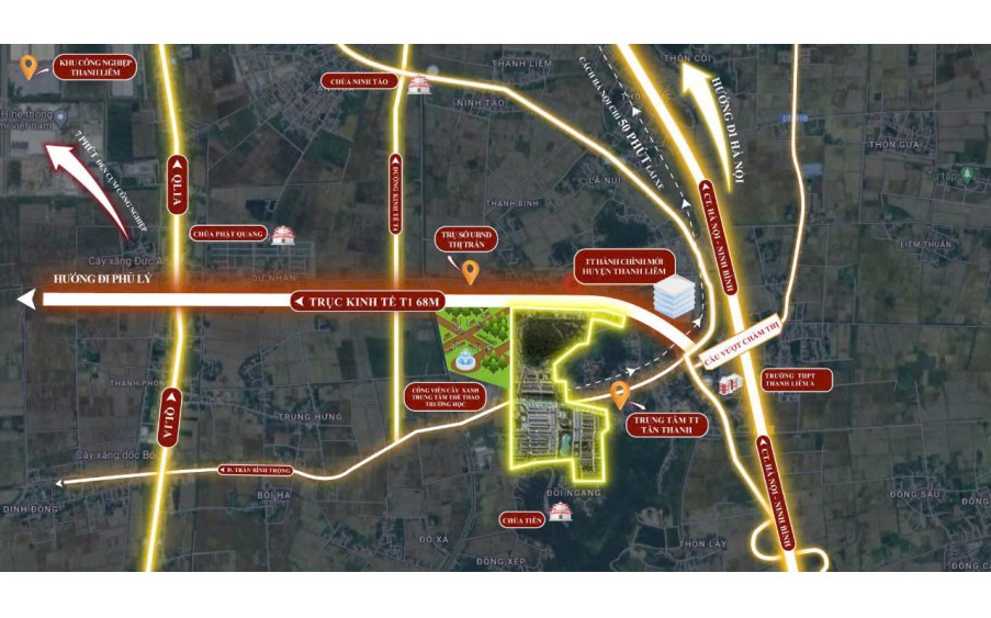 Đất nền phân lô Tân Thanh, Thanh Liêm, Hà Nam giá 15,5tr/m2 _ The Heritage Tân Thanh sổ đỏ từng lô