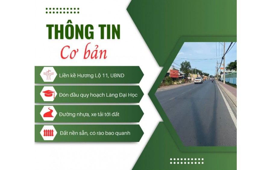 BÁN ĐẤT THỔ CƯ GẦN NÚT GIAO CAO TỐC BẾN LỨC - LONG THÀNH – CƠ HỘI ĐẦU TƯ TẠI VỊ TRÍ VÀNG