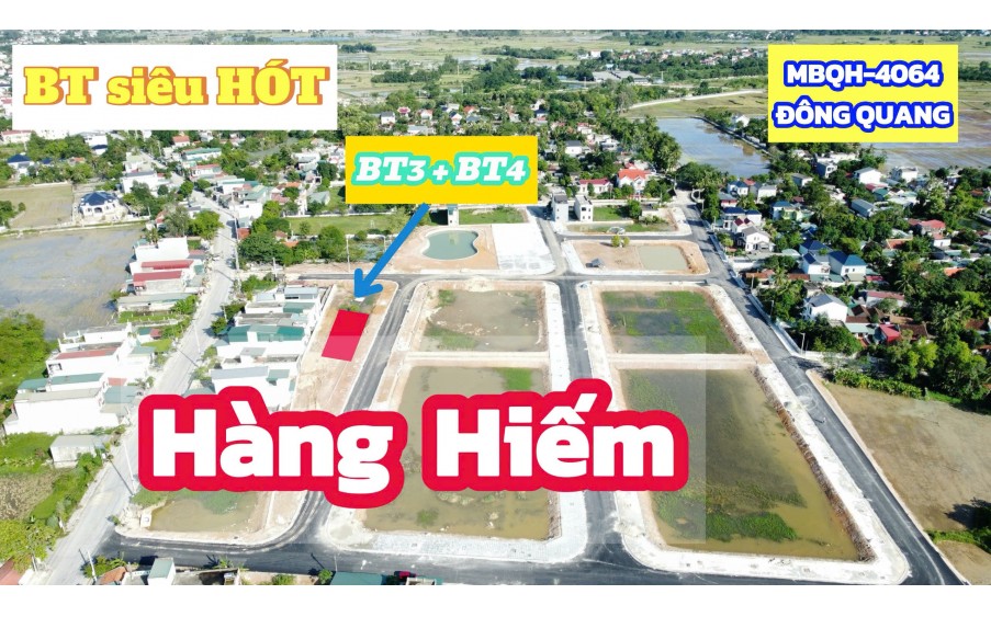 Bán cặp Biệt thự siêu VIP tại MBQH 4064 xã Đông Quang, huyện Đông Sơn, Thanh Hóa