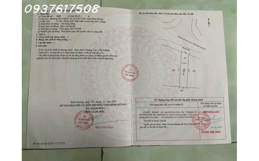 Bán Nhanh Lô Đất Đắc Địa Ngay Cổng Trường Học Phú Chánh, TP. Tân Uyên