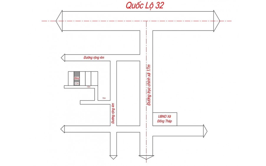 35m2 gần Vành đai 4, QL32 giá rẻ nhất chỉ 1,45 tỷ