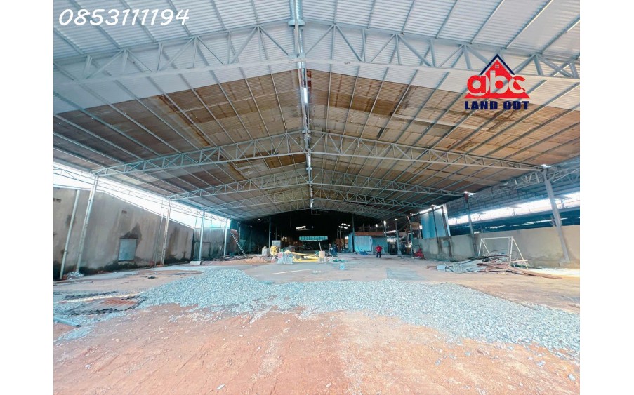 XT388 Cho thuê xưởng 4500m2. Phường Tân Hoà Tp.Biên Hòa -Giá 100tr/Tháng