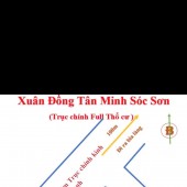 MỞ BÁN 100m2 XUÂN ĐỒNG TÂN MINH SÓC SƠN 0962019938