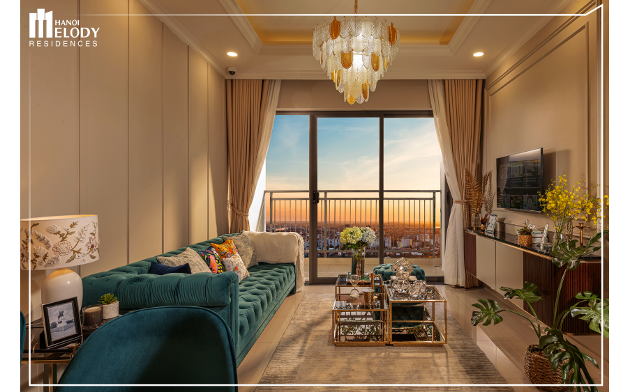 Căn hộ chung cư 2PN Quận Hoàng Mai với nhiều chính sách ưu đãi từ CĐT dự án Hanoi Melody Residences.