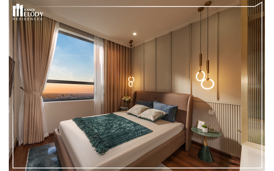 Căn hộ chung cư 2PN Quận Hoàng Mai với nhiều chính sách ưu đãi từ CĐT dự án Hanoi Melody Residences.