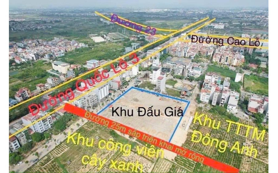 BÁN ĐẤT ĐẤU GIÁ X7 UY NỖ ĐÔNG ANH