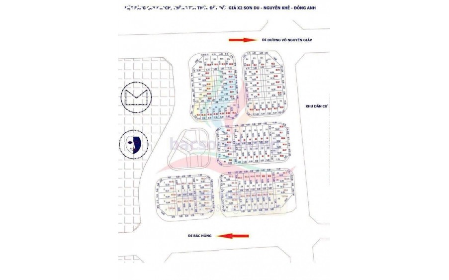 Bán  đất dự án,đất đấu giá X2 Sơn Du Nguyên Khê,Đông Anh-View vườn hoa,giá tốt nhất