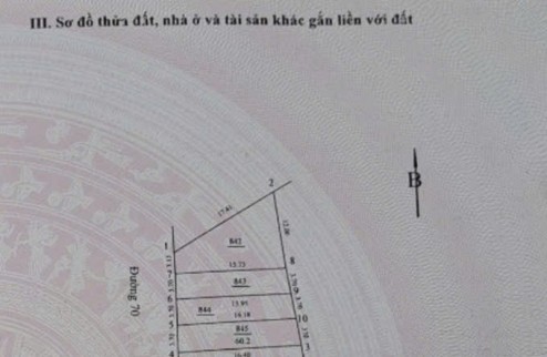 MẶT TỈNH LỘ - NAM TỪ LIÊM KHU VỰC ĐANG PHÁT TRIỂN MẠNH - KẾT NỐI GIAO THÔNG THUẬN TIỆN - KINH DOANH ĐỈNH - GIÁ TỐT ĐẦU TƯ 