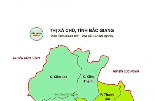 CƠ HỘI SỞ HỮU ĐẤT NỀN THỊ XÃ CHŨ -LỤC NGẠN- BẮC GIANG CHỈ TỪ 4XX -6XX