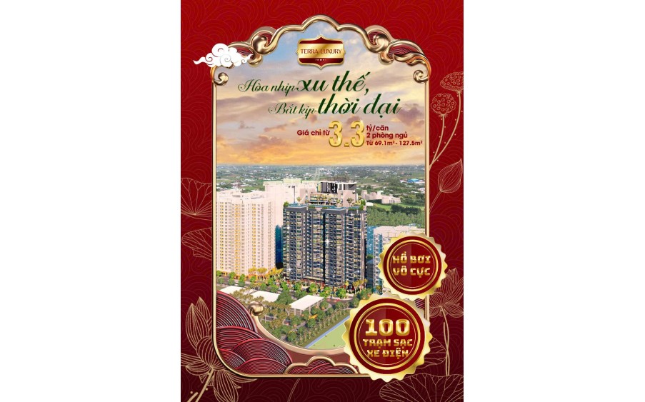 Mở bán căn hộ đầu tiên tại Nam Sài Gòn - Terra Luxury đẳng cấp 5 sao  - Hỗ trợ vay 80%