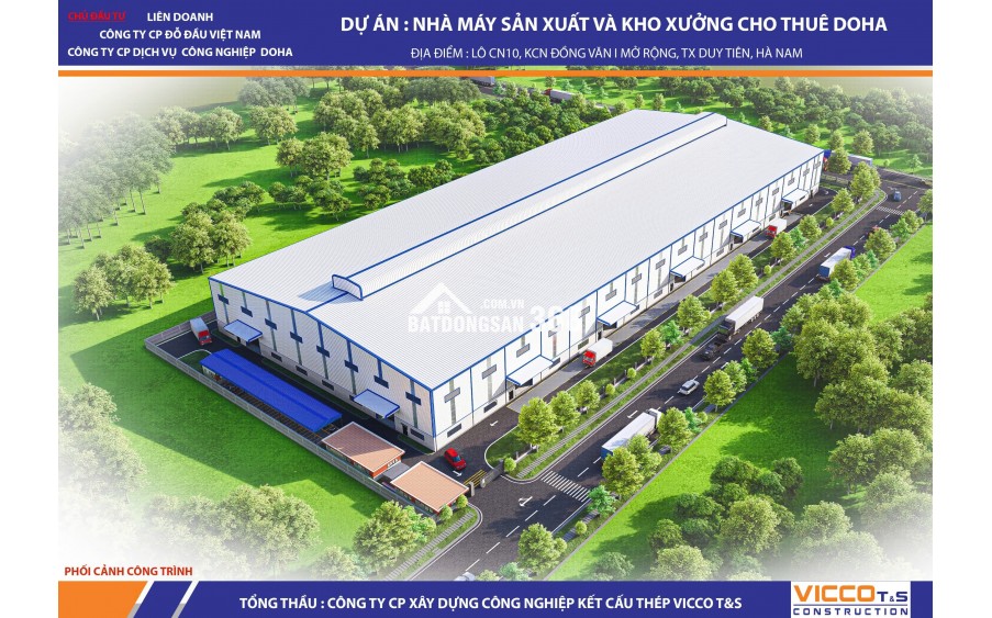 Cho thuê nhà kho tiêu chuẩn, kho chứa hàng đầy đủ PCCC tự động DT 10,000m tại KCN Đồng Văn- Hà Nam. LH. 0866683628