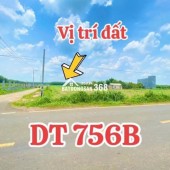 Bán Rẻ Lổ Miếng Đất (1.750m2) Mặt Tiền Nhựa, SHR, Gần Becamex, Cty, Chợ, Trường, Giá 479 Triệu/sổ.