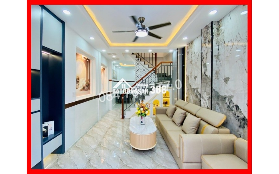 BÁN NHÀ HXH 4 TẦNG, 4PN, 4WC - QUANG TRUNG, GÒ VẤP - 5.7 TỶ - 33M2 - NHÀ MỚI ĐẸP - LIỀN KỀ TIỆN ÍCH