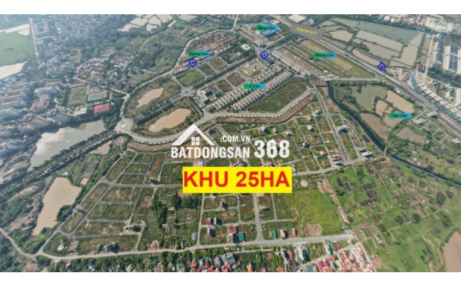 Bán lô đất dịch vụ 48.7m khu 25ha Vân Canh, gần công viên lớn siêu đẹp, giá tốt