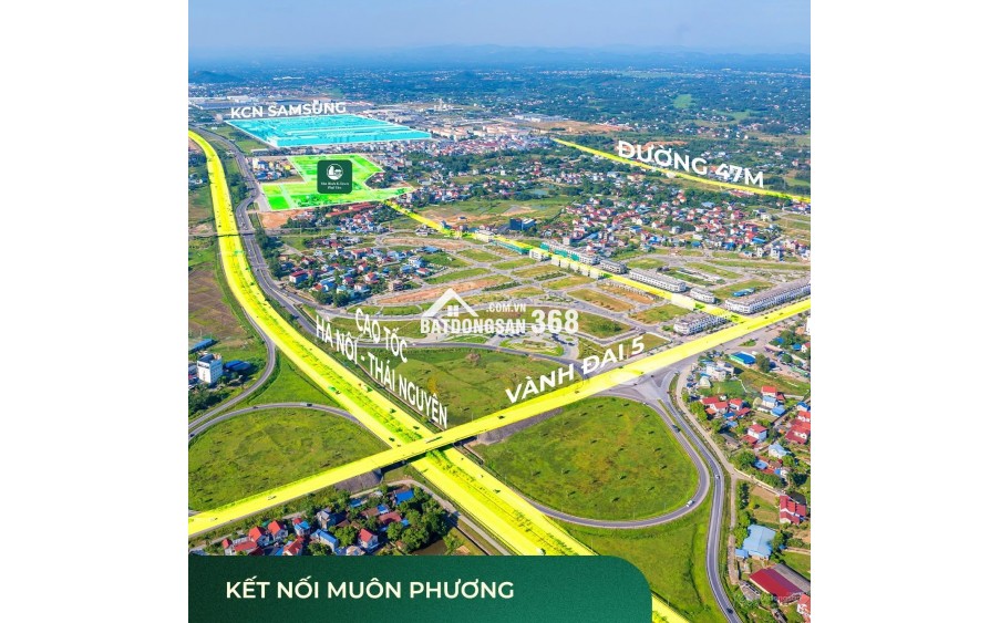 Bán lô đất nền KCN Sam Sung Giá ngoại giao. Ví trí đẹp tiềm năng sinh lời cao. Liên hệ ngay để lấy lô.