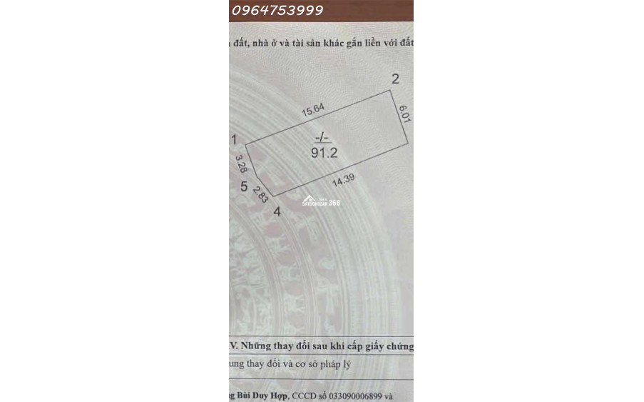 BÁN ĐẤT ĐẸP – PHÚ DIỄN, BẮC TỪ LIÊM – 91.2m² – MẶT TIỀN 6M – GIÁ 14.7 TỶ